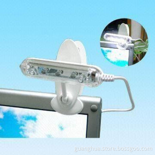 Chic Clip-on USB Light with Easy On/Off Switch, Suitable for Notebook Computer